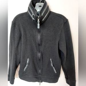 Polo by Ralph Lauren Black Wool jacket with hood Varsity Collegiate Academia